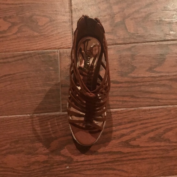 Brown wedges—LAST ONE - Picture 2 of 5